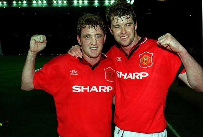 Steve Bruce và Gary Pallister